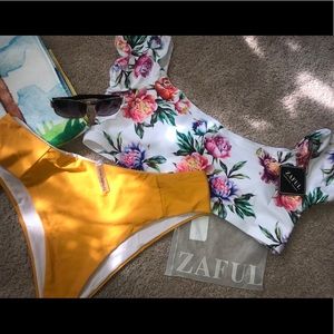 Zaful Plus High Leg 2 Piece Bikini